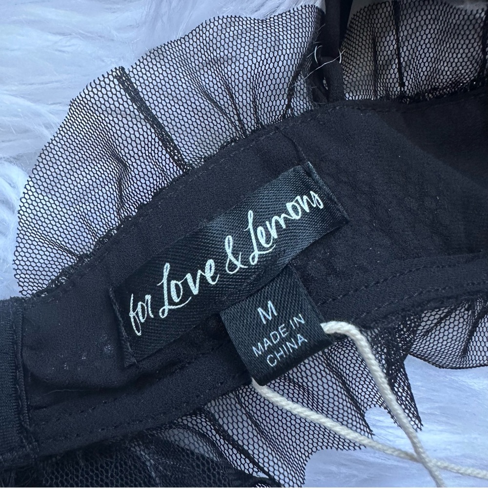 For Love & Lemons • Sequin Embellished Christelle Bralette Top - Picture 9 of 12